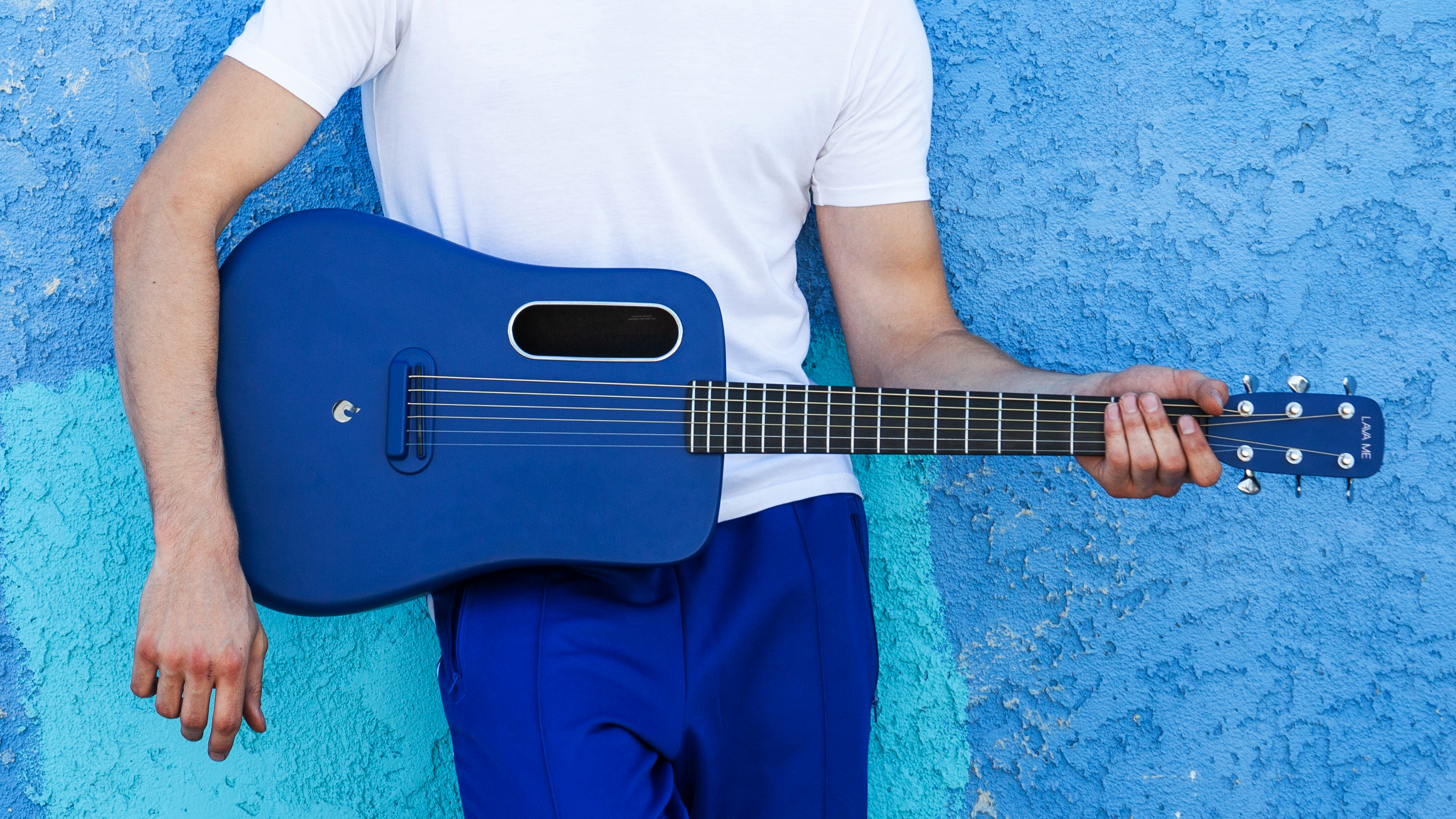 Lava ME2 Freeboost Semi Acoustic Guitar - Blue